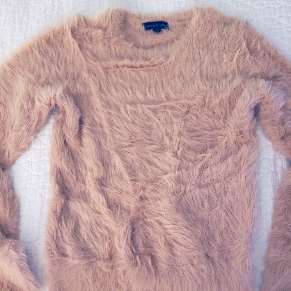 Banana Republic Furry Holiday Sweater